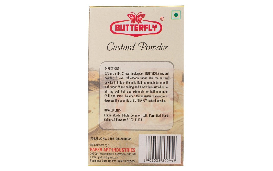 Butterfly Custard Powder Pista    Pack  100 grams